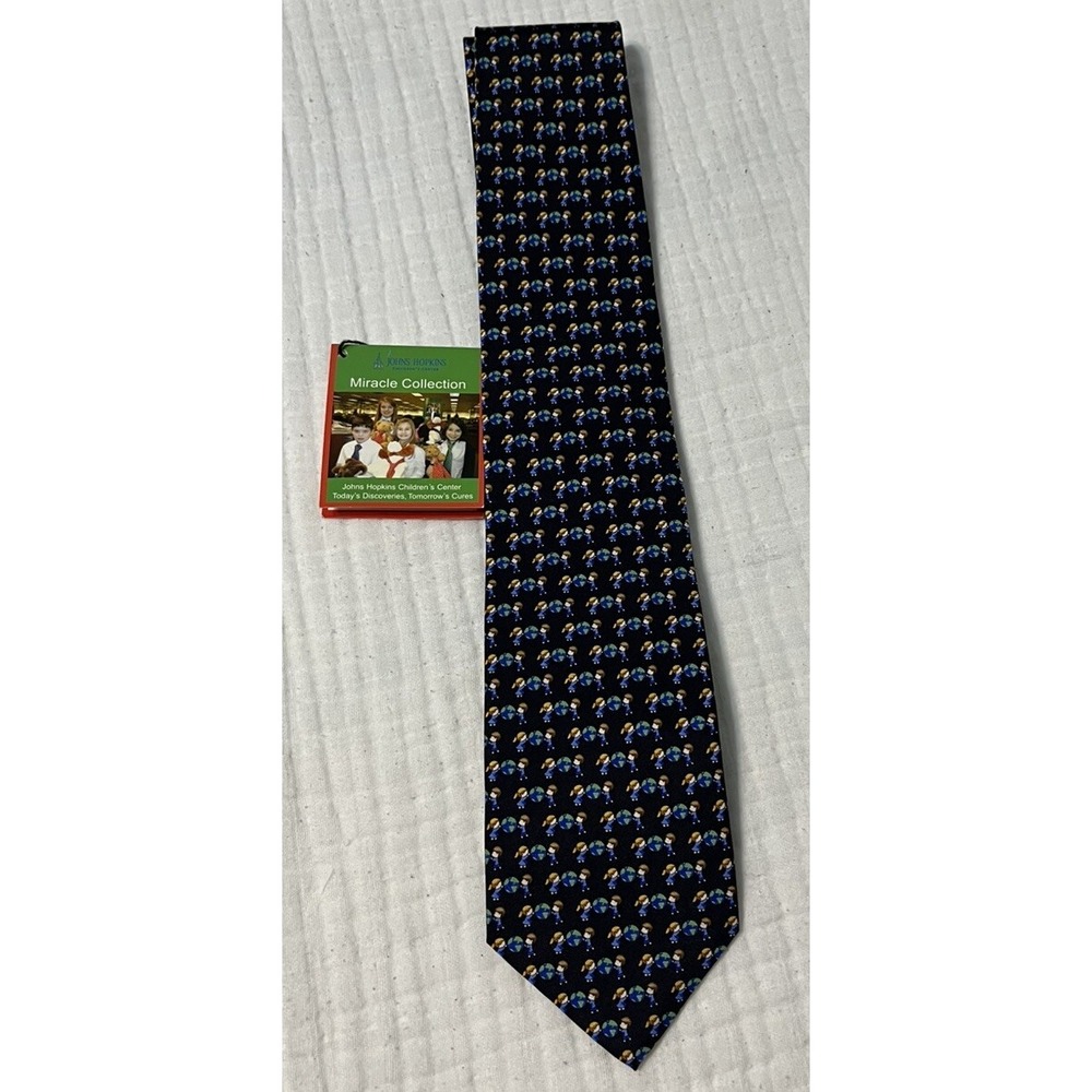 Jos. A. Bank‎ The Miracle Collection We Are The World Silk Men's Neck Tie NWT